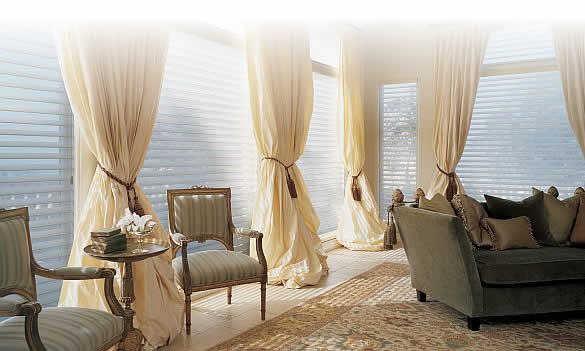 room with window treatment cleaning